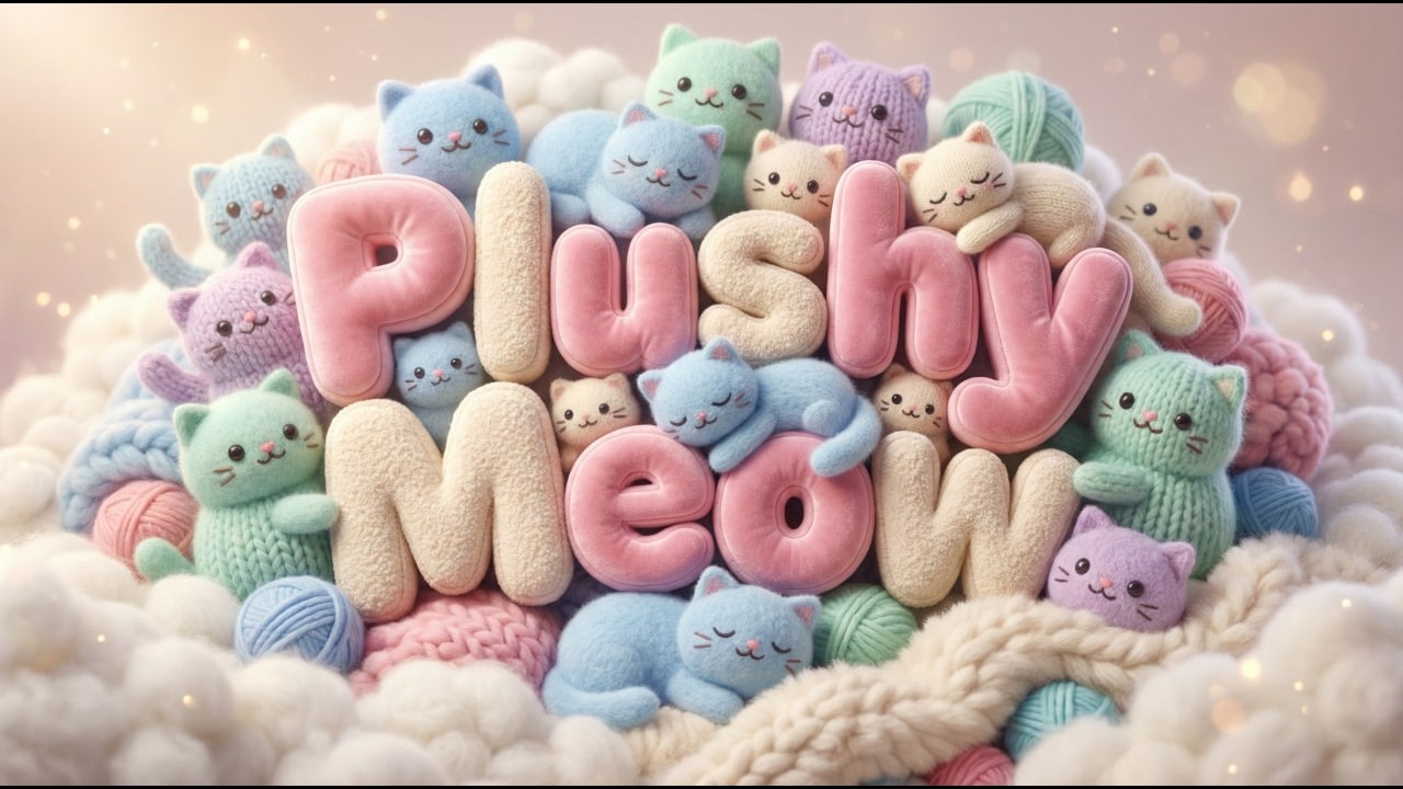 🧶 PLUSHY MEOW | Cinematic Cute Deep House 2026 (Official AI Music Video) 🐾MEOW.. MEOW!! MEOW)) MEOW