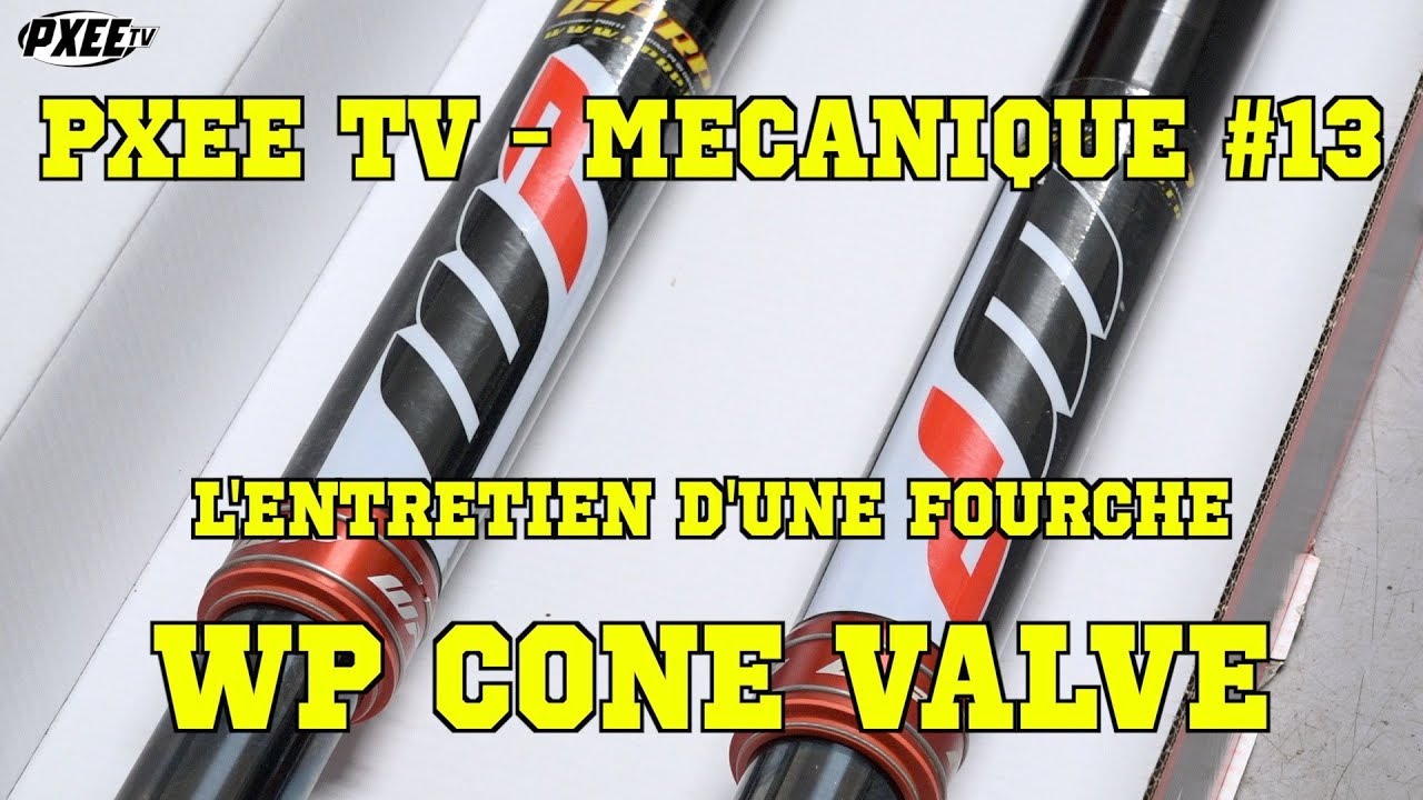 COMMENT ENTRETENIR UNE FOURCHE (HOW TO REBUILD A FORK) WP CONE VALVE : MECANIQUE #13