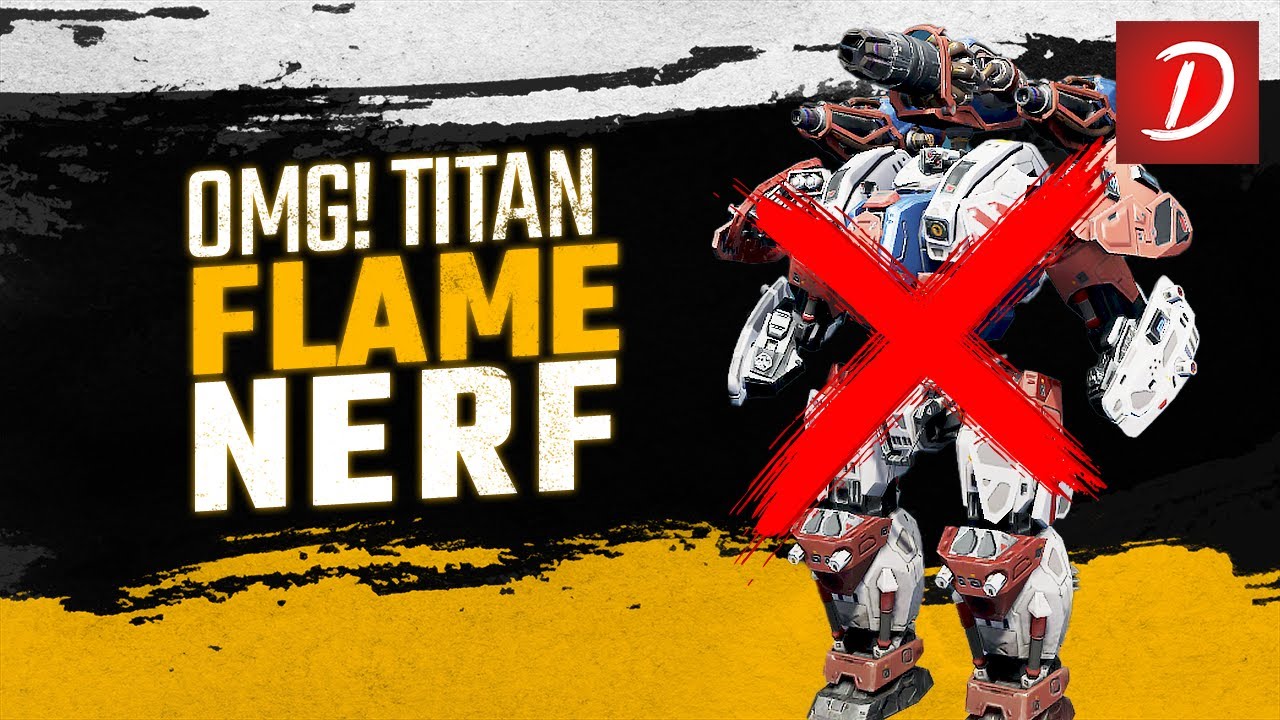 🔥 Titan Flame NERF Is Here : Pyro Inferno : War Robots WR