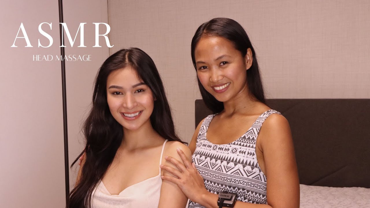 ASMR Tingly Head Massage with Myrna 😍 (Beautiful, Relaxing, Scalp scratching)😴