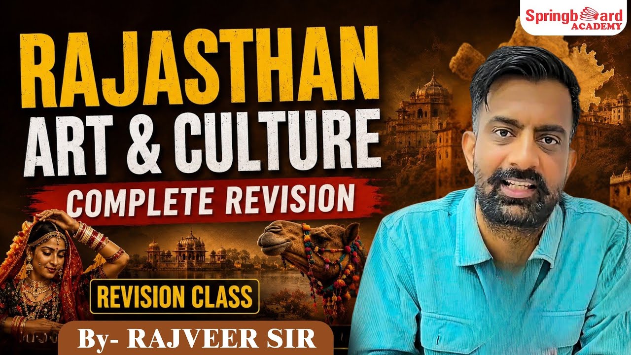 Updated 2026 Rajasthan History and Art & culture | Rajveer Sir | PSI & RAS Exam special #rpsc 