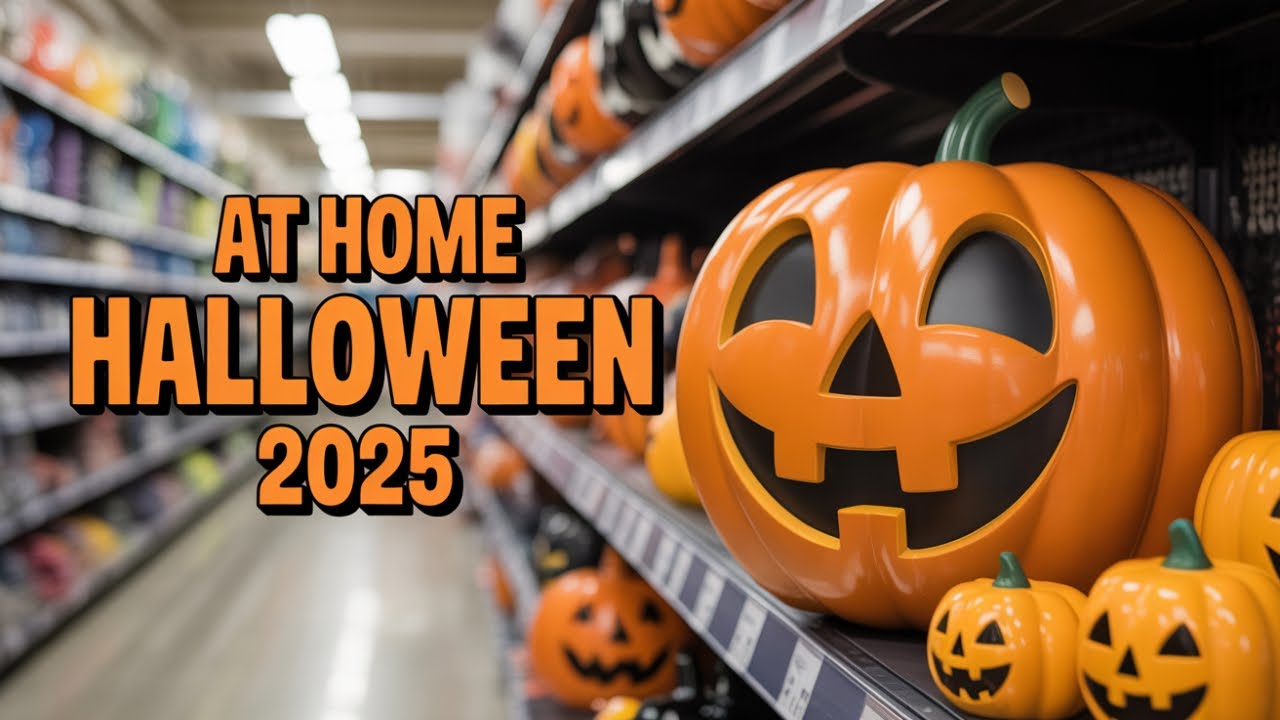 🎃 AtHome Just Dropped Their 2025 Halloween Collection – Store Walkthrough! 👻