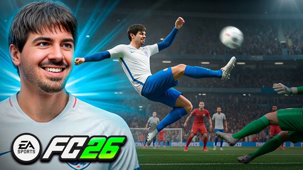 MINHA ESTREIA COM GOL NO TIME TITULAR DA SELEÇÃO INGLESA - MC JOGADOR  EPI 28 - FC 26