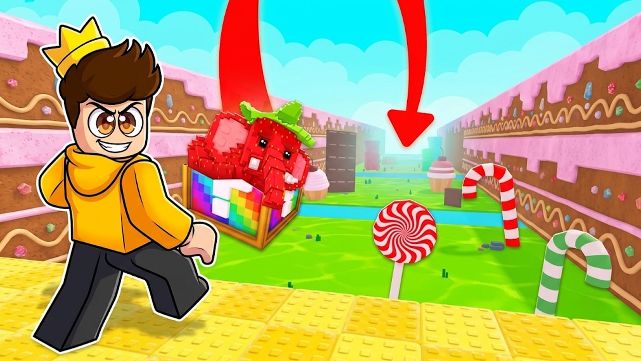 I FOUND NEW CANDY WORLD ROBLOX KICK A LUCKY BLOCK!! (ADMIN ABUSE!)