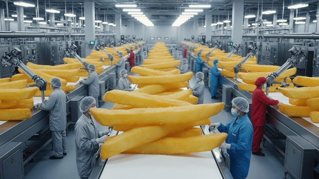 How McDonald’s Fries Are Made : From Potato Fields to Crispy Golden Fries (Full Process)