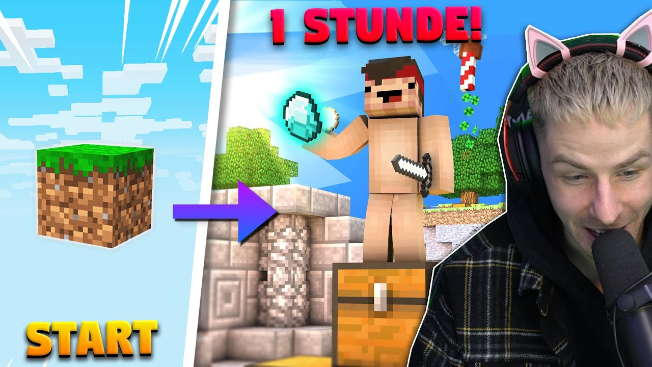 IHR GLAUBT NIEMALS, was wir in einer STUNDE aus EINEM MINECRAFT BLOCK erschaffen haben!
