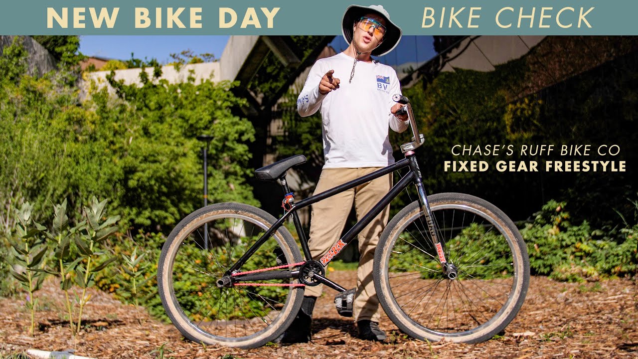 New Bike Day!  Fixed Gear Freestyle Bike Check