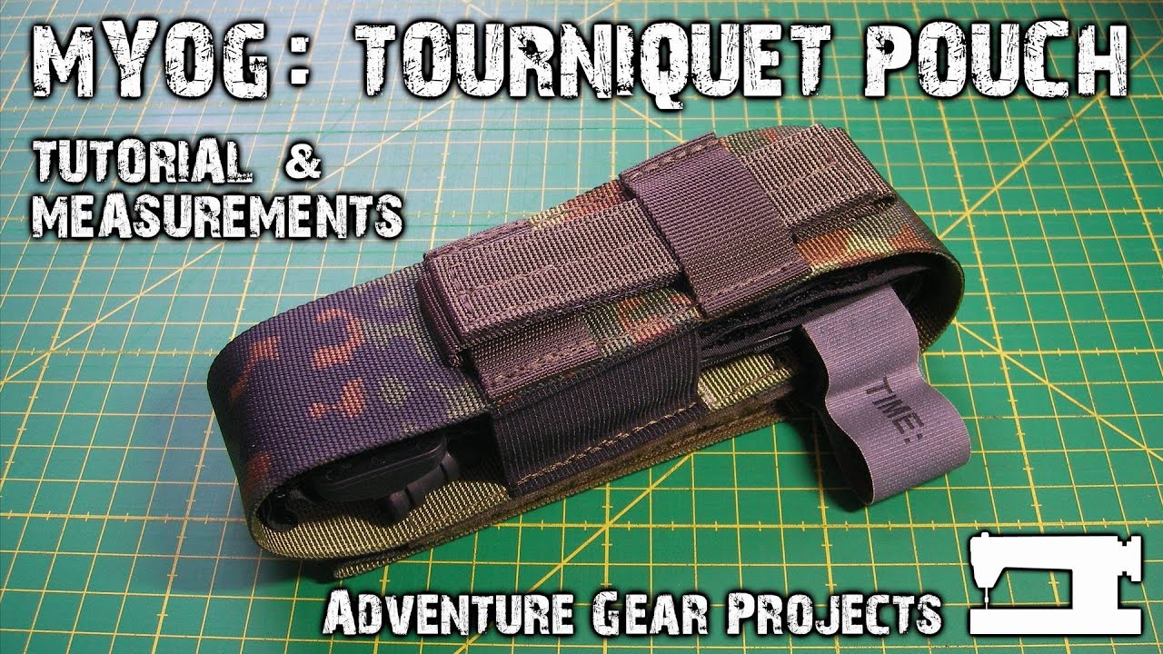 MYOG: TOURNIQUET POUCH TUTORIAL - DIY - Sewing - Nähen - Adventure Gear Projects