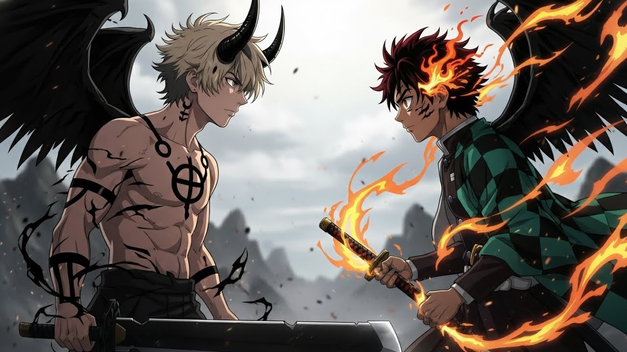 Asta vs Tanjiro &ndash; Anti Magic vs Sun Breathing | Black Clover x Demon Slayer