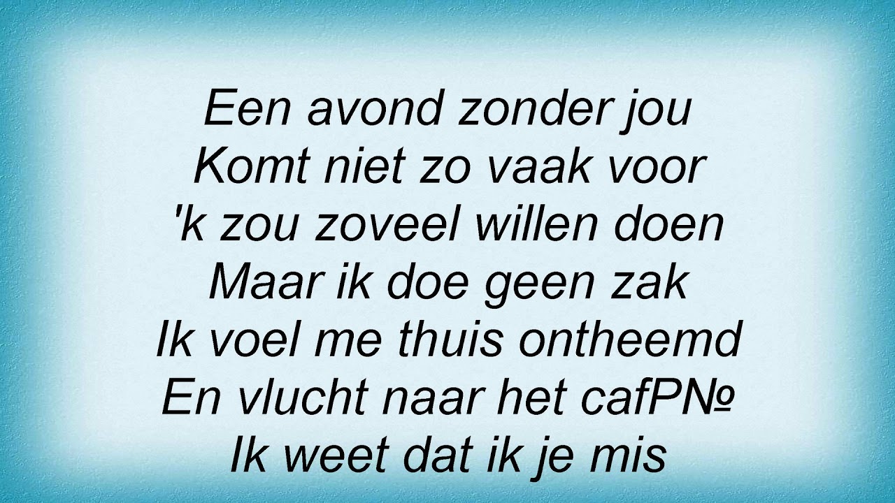Kadanz - Intimiteit Lyrics