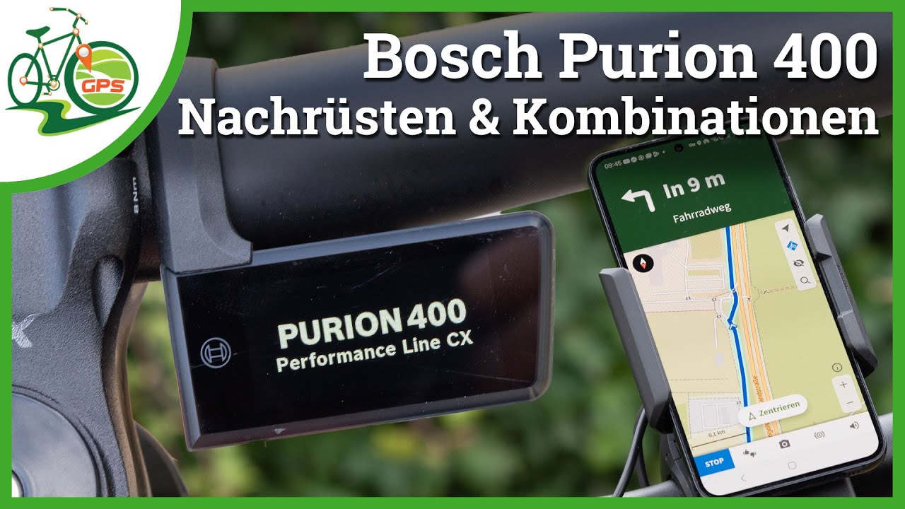 Bosch Purion 400 eBike Display - Nachrüsten - Kombinationen Umbau