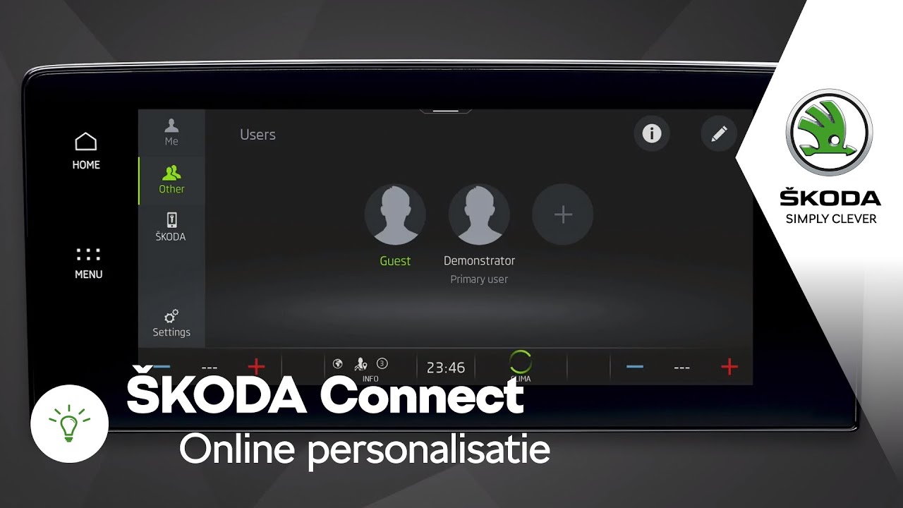 ŠKODA Connect - Online personalisatie