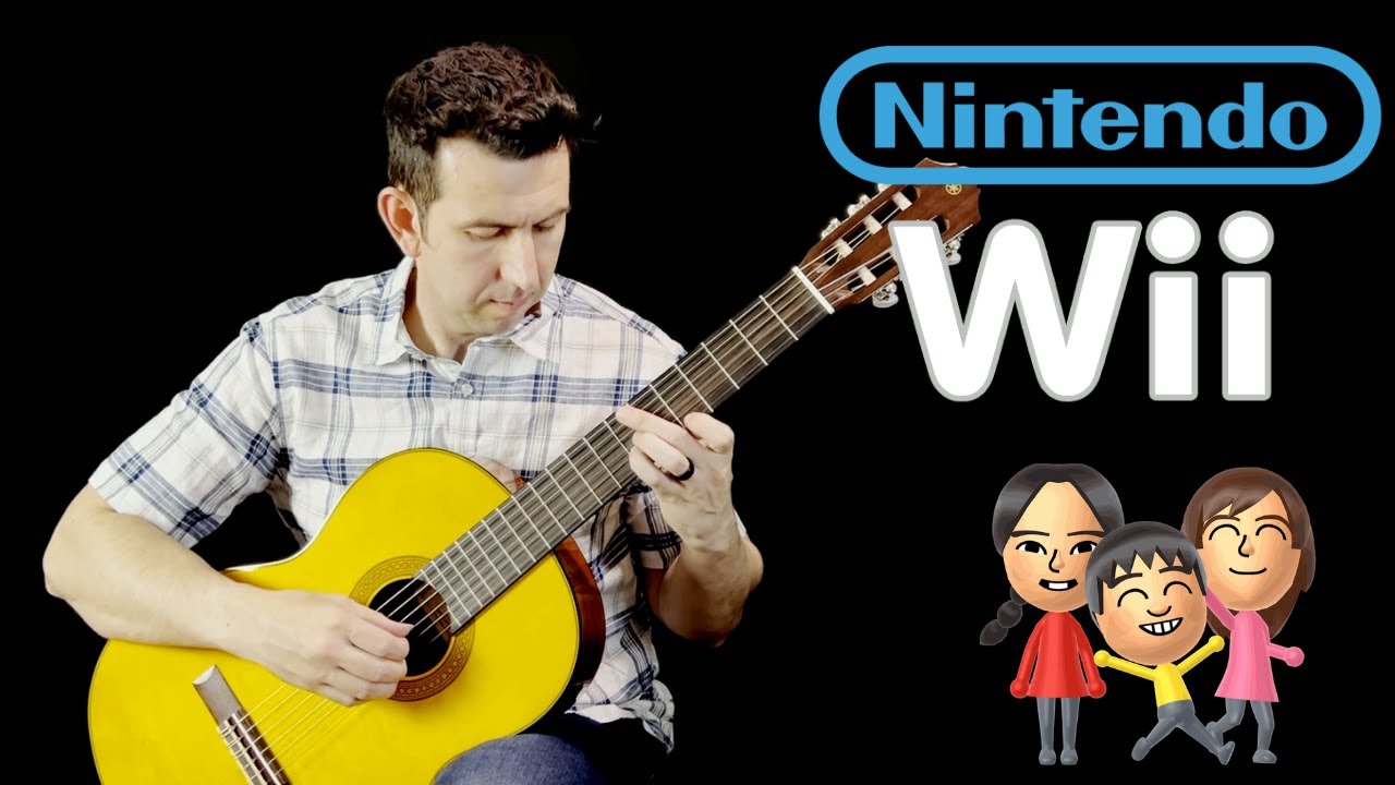 Wii Theme on Guitar !!! (Free tab and sheet music)