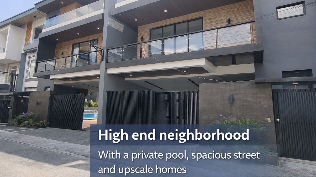 ₱30M | Near Ortigas & BGC | RFO Greenwoods Home with Dip Pool