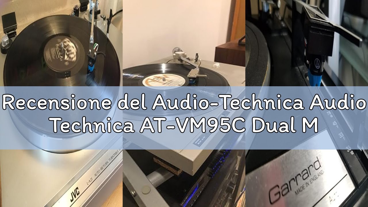 Recensione del Audio-Technica Audio Technica AT-VM95C Dual Moving Magnet Cartridge with Conical Styl