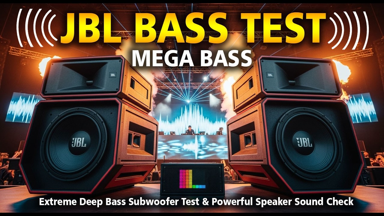 MEGA BASS JBL BASS TEST 🔥 Extreme Deep Bass Subwoofer Test & Powerful Speaker Sound Check