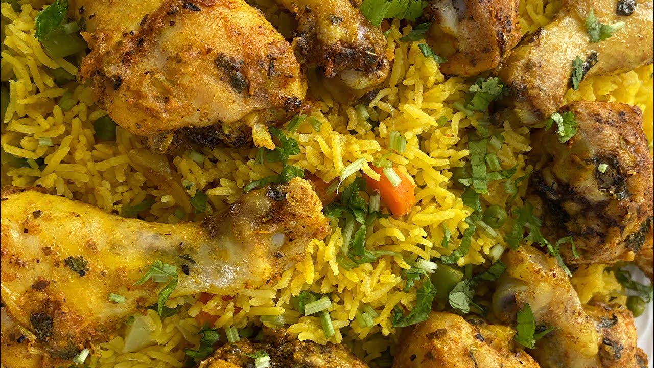 Drumsticks uit de oven met rijst en groente 👍😍😋🤤