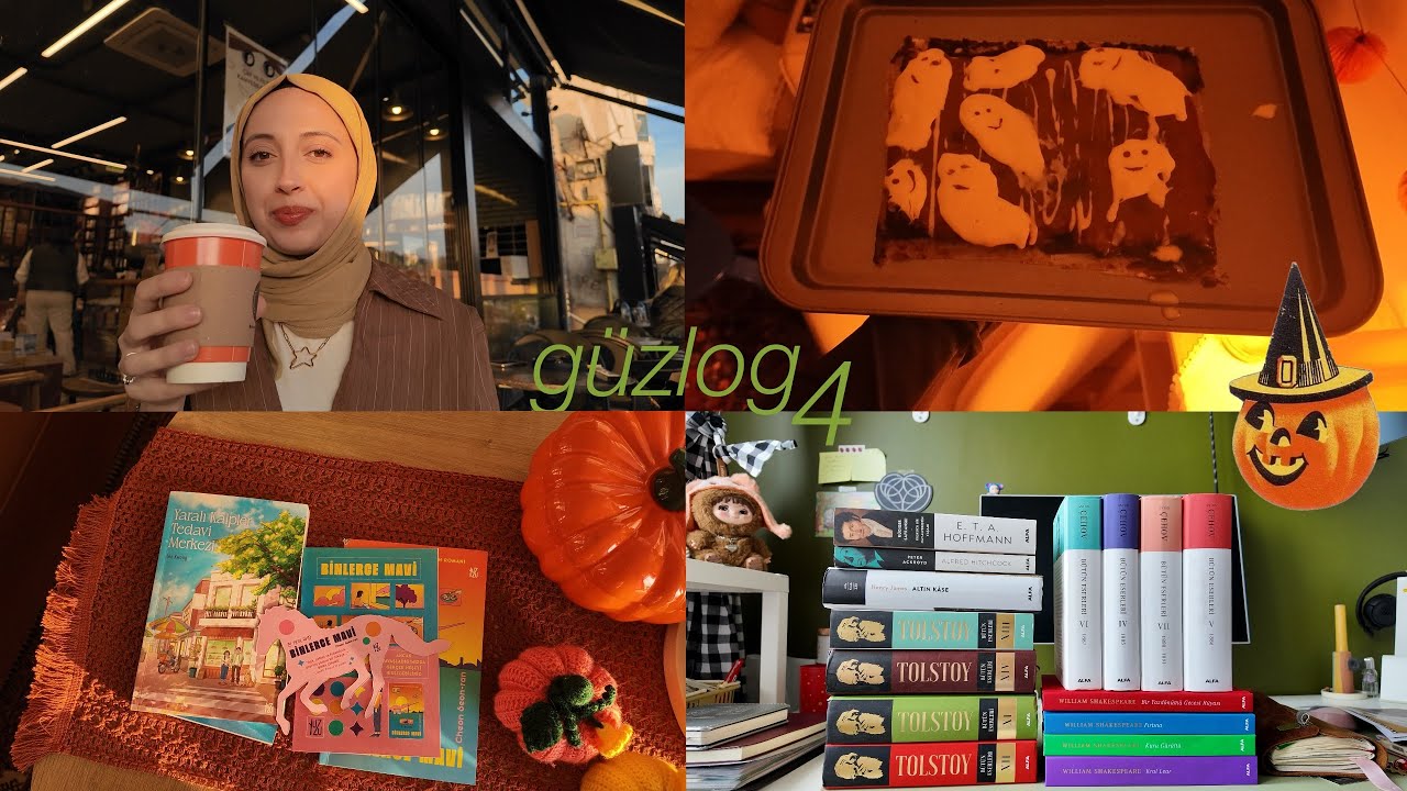 GÜZLOG 4 | hayaletli brownie, şal alışverişi ve kitap kargoları