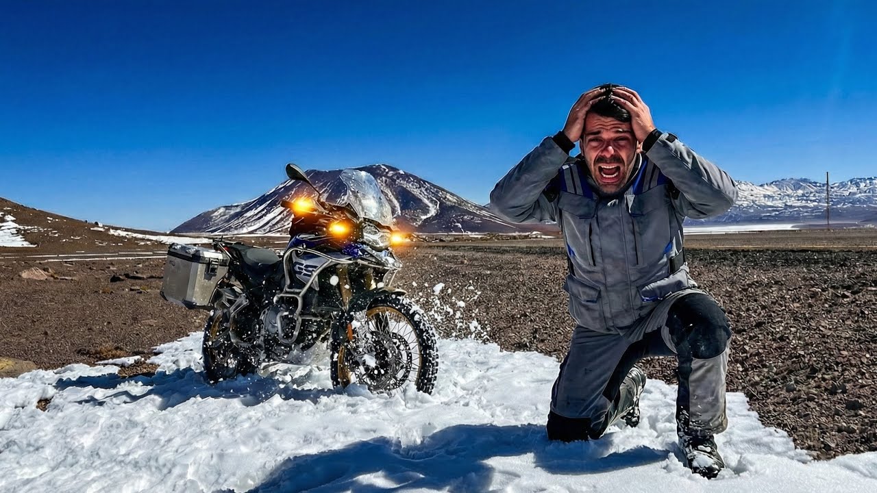 ATOLEI A MOTO NA NEVE NO PASO JAMA! Ep-34