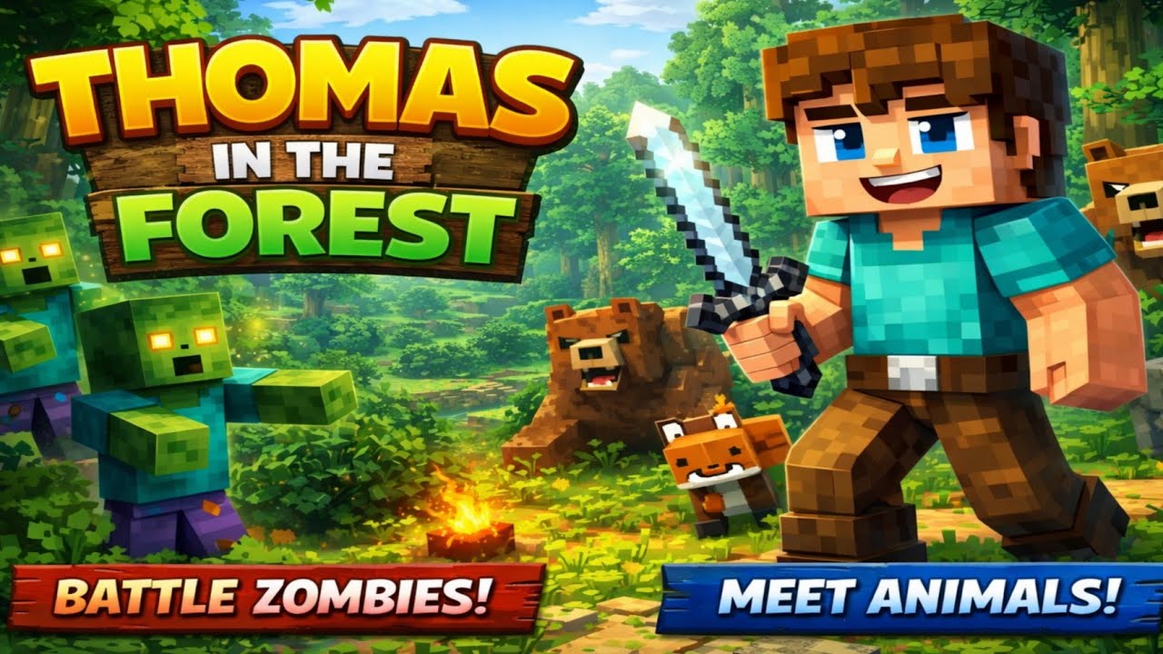 Saving the Village from Zombies and Hunting Animals😱
