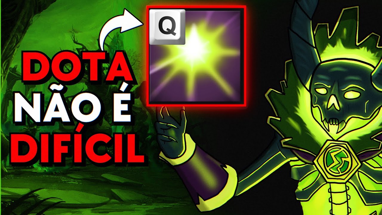 DOTA &Eacute; T&Atilde;O F&Aacute;CIL QUE BASTA UM BOT&Atilde;O PRA GANHAR O JOGO