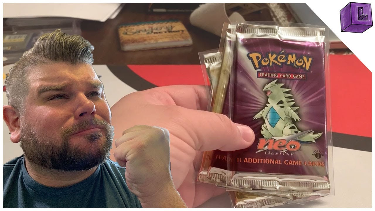 Opening 4x *Unweighed* 1st Edition Neo Destiny Pokemon Packs