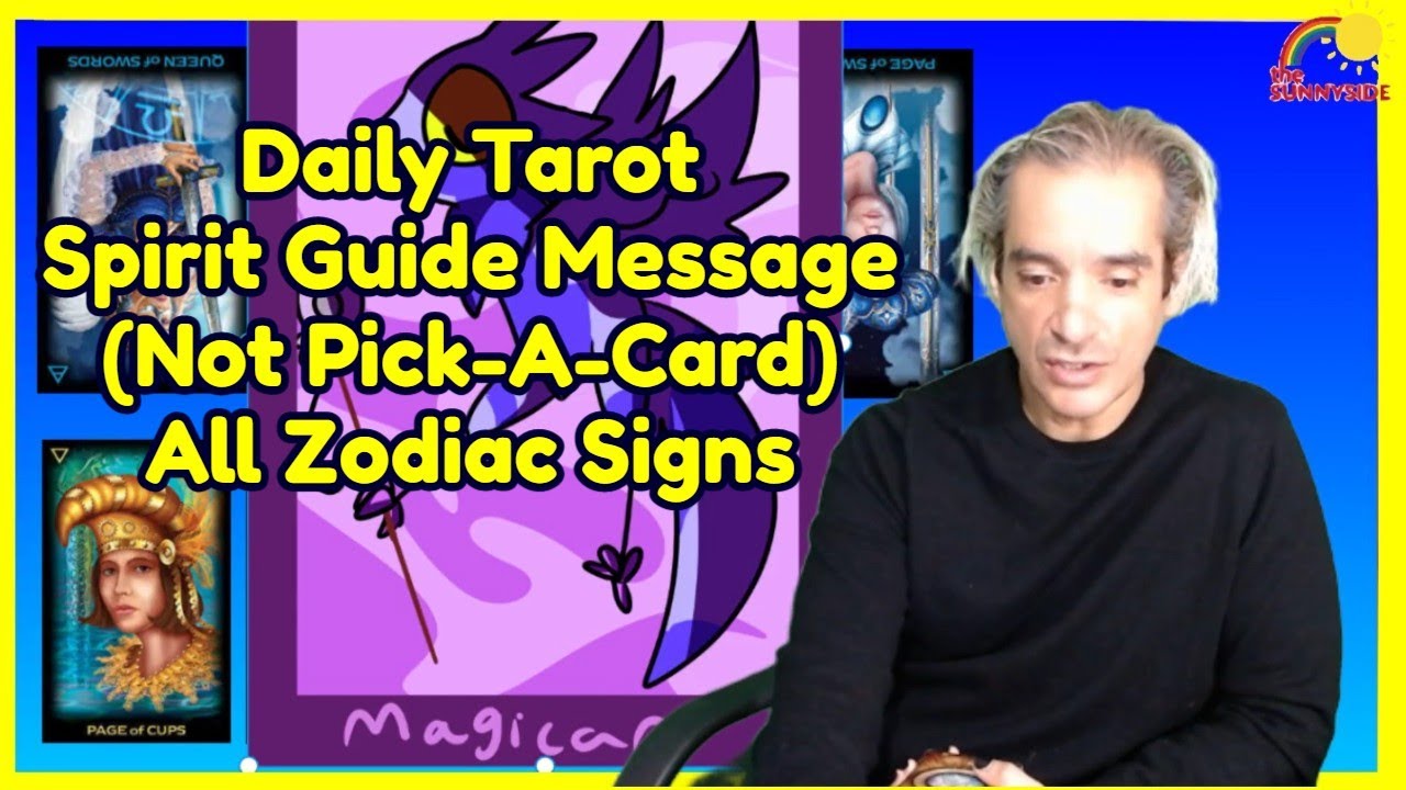 😊🔮Daily Tarot Spirit Guide Message All Zodiac Signs (Not Pick-A-Card) Tarot Reading