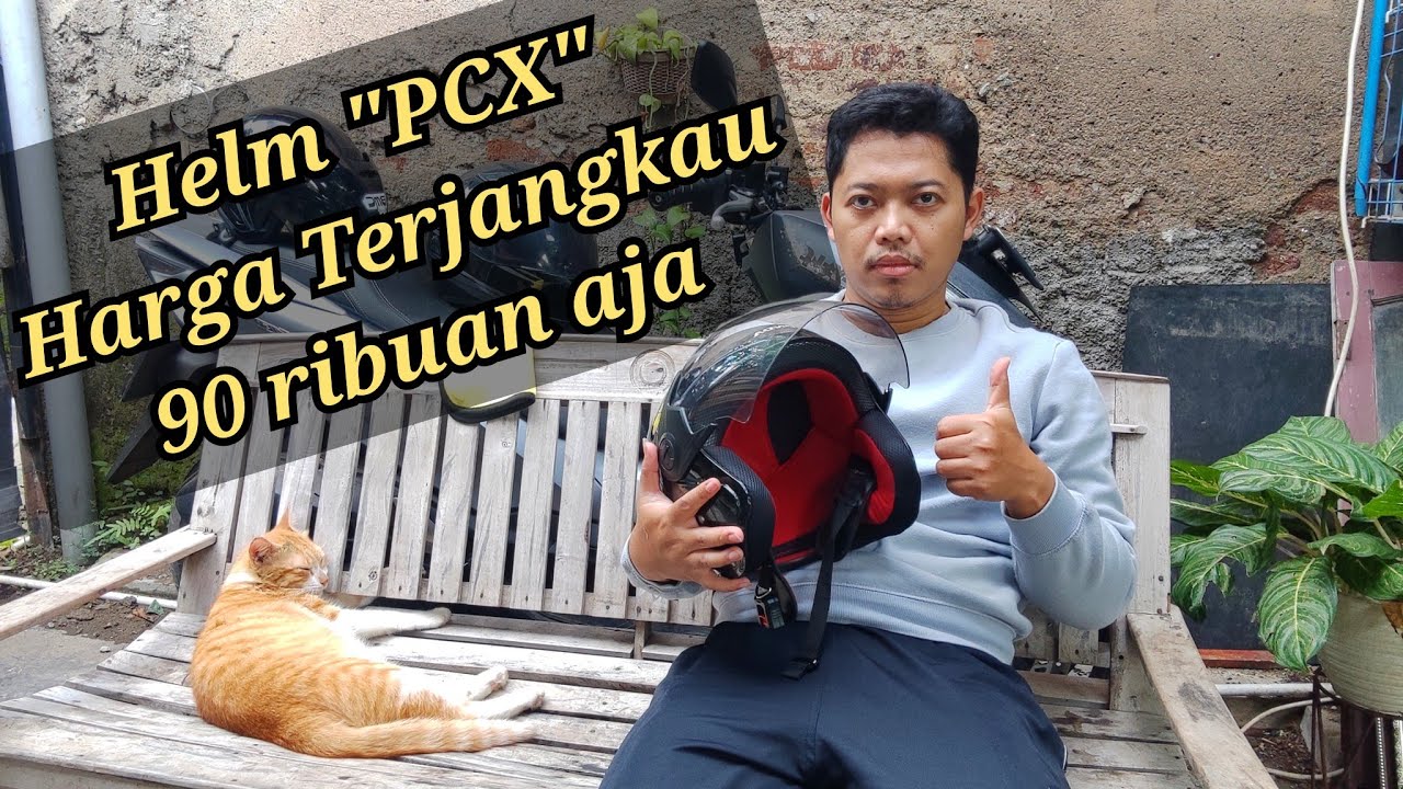 Helm Honda 90 Ribuan! Review TRX-3 alias Helm Honda PCX yang Laris Banget di OL Shop