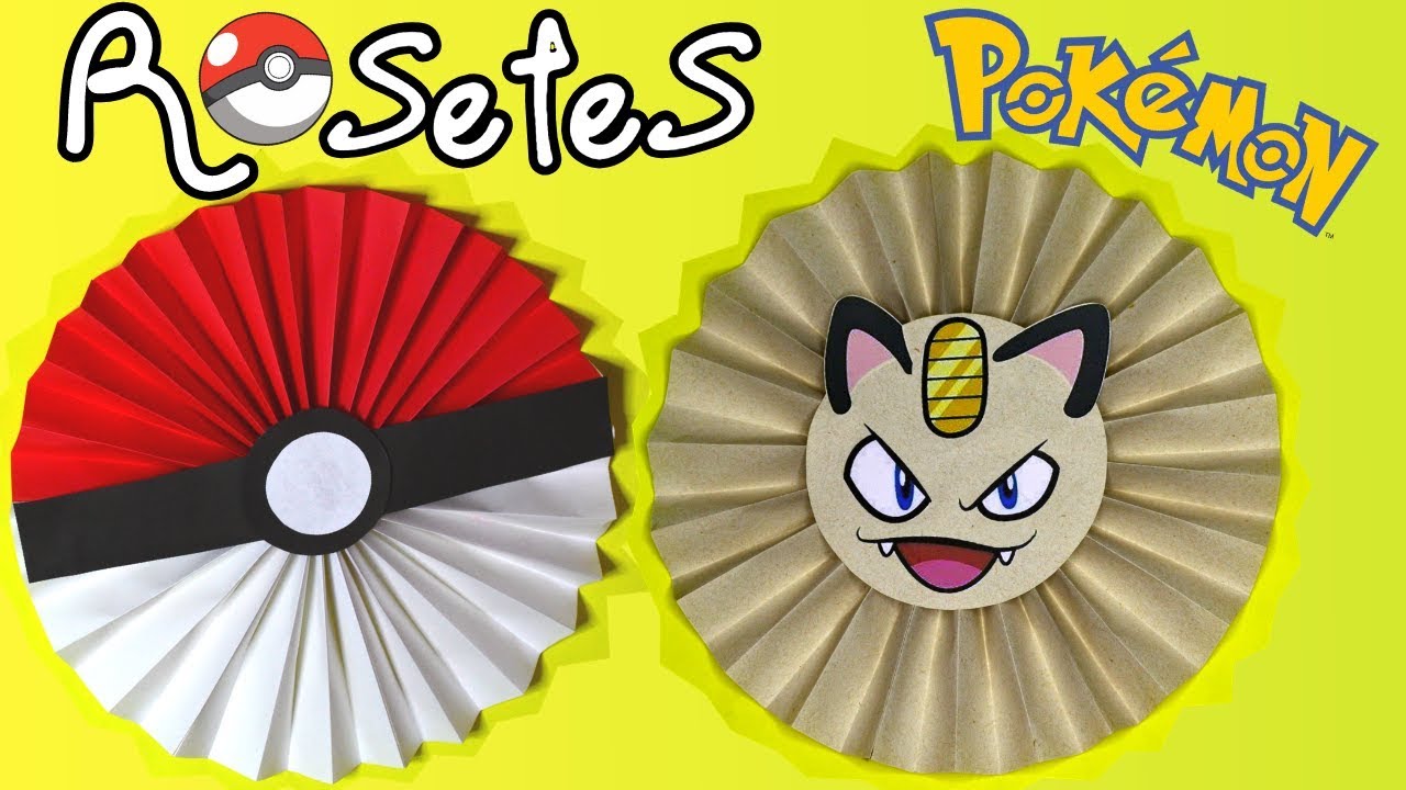 DECORACION DE POKEMON - ROSETES
