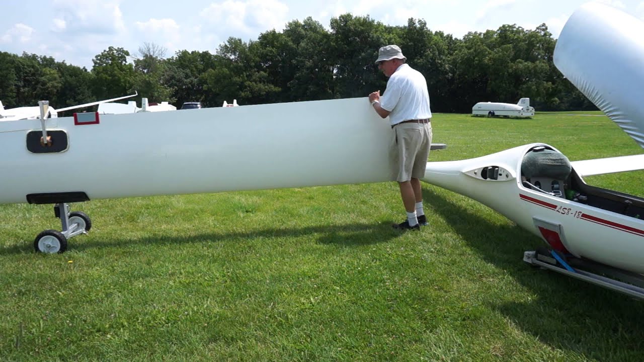 One Man Rigger for Sailplanes, scratch built, LS8-18