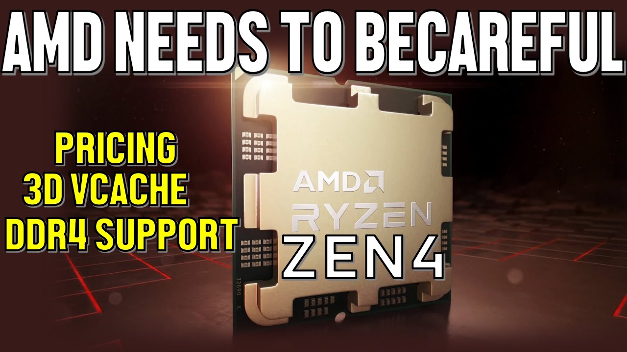 AMD Ryzen 7000 Lineup, ZEN 4 DDR4 Support, & 7000X3D 3D V-Cache #amdryzen #zen4 #am5