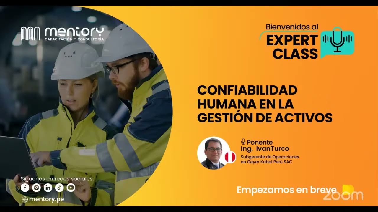 Expert Class: Confiabilidad Humana en la Gestión de Activos