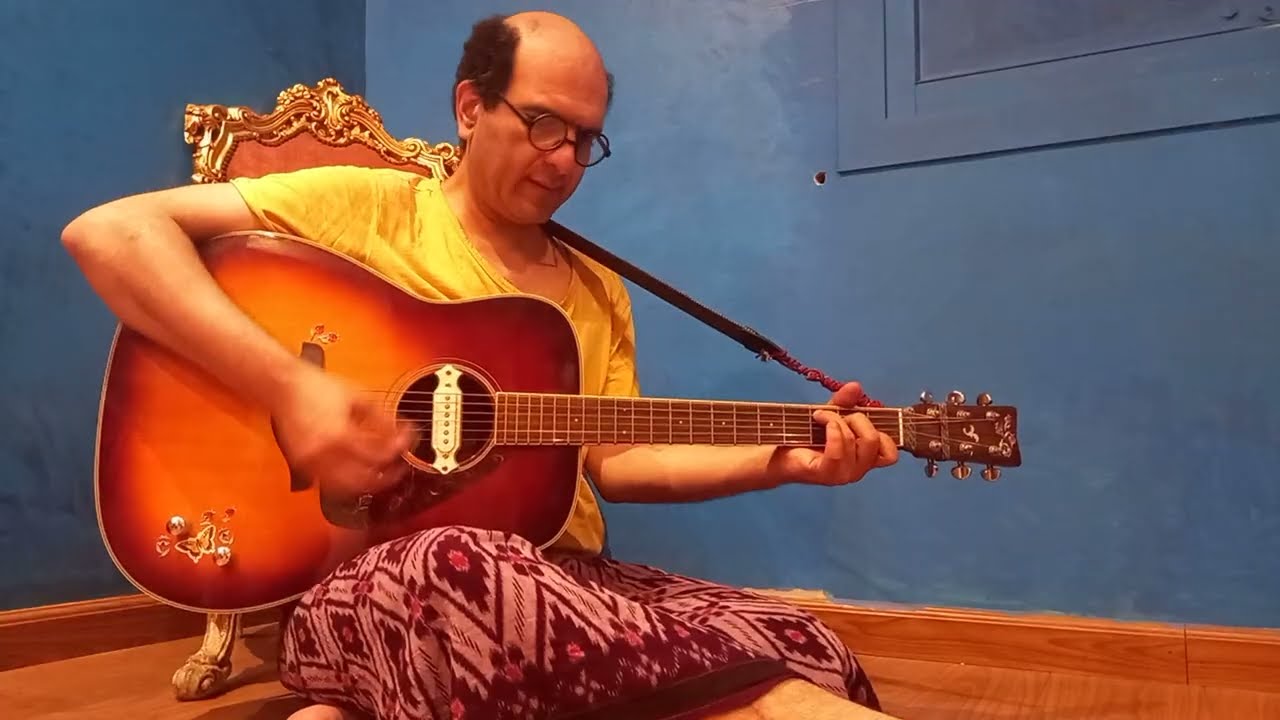 فاليري جيسكار ديستان (شيخ امام) على الجيتار (cover)
