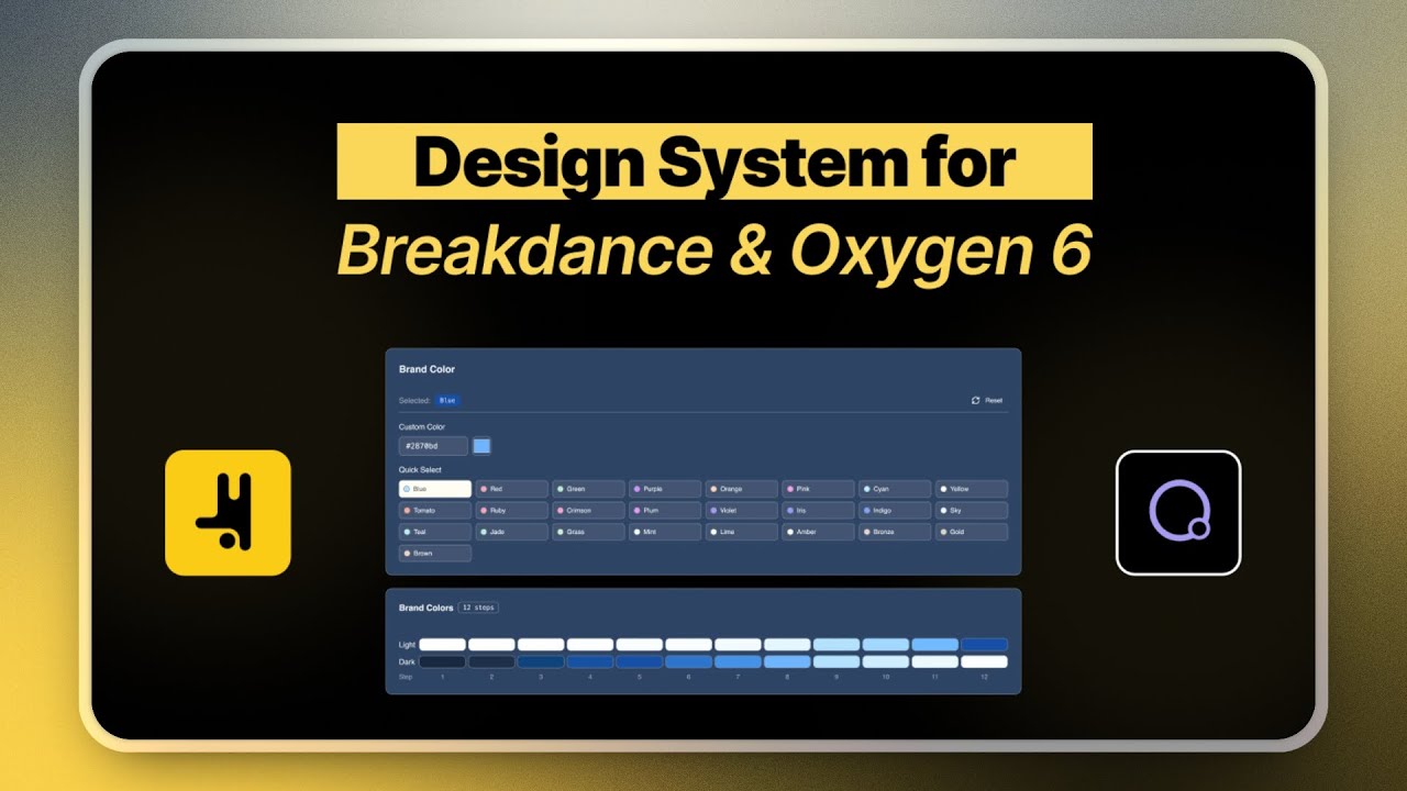 Design System for Breakdance & Oxygen 6