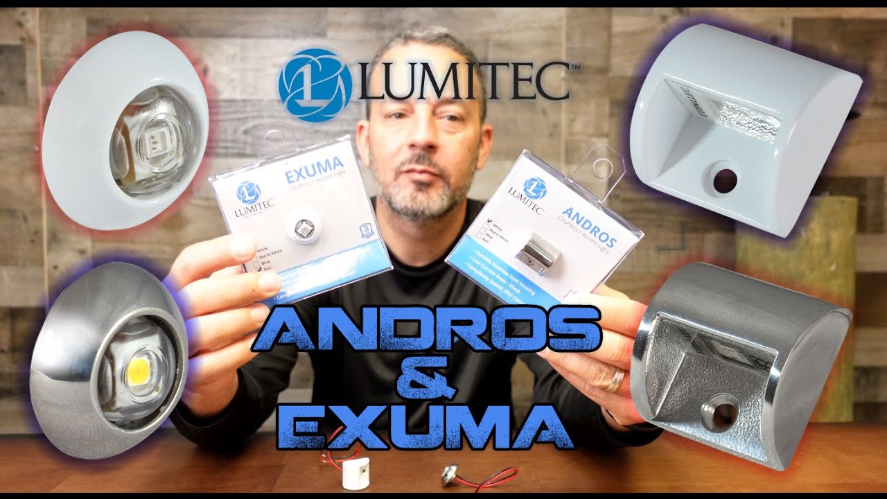 Lumitec Andros and Exuma LED Courtesy Lights by ApexLighting.com