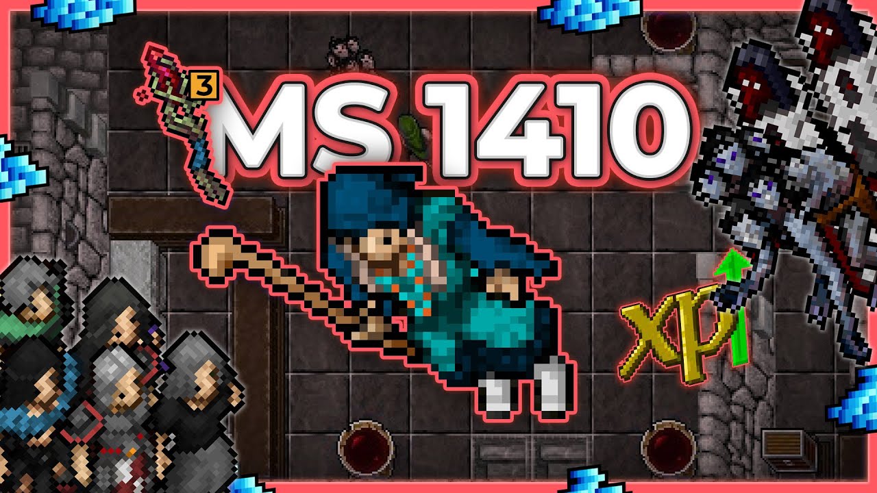 MS 1410 Hunt x4 Mirrored Nightmare 11.7kk/h Raw + 15.6kk Profit (Double) - Tibia Hunt [13.21] #tibia
