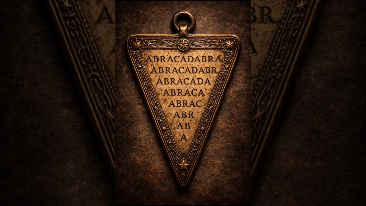 Abracadabra não é mágica. É palavra.