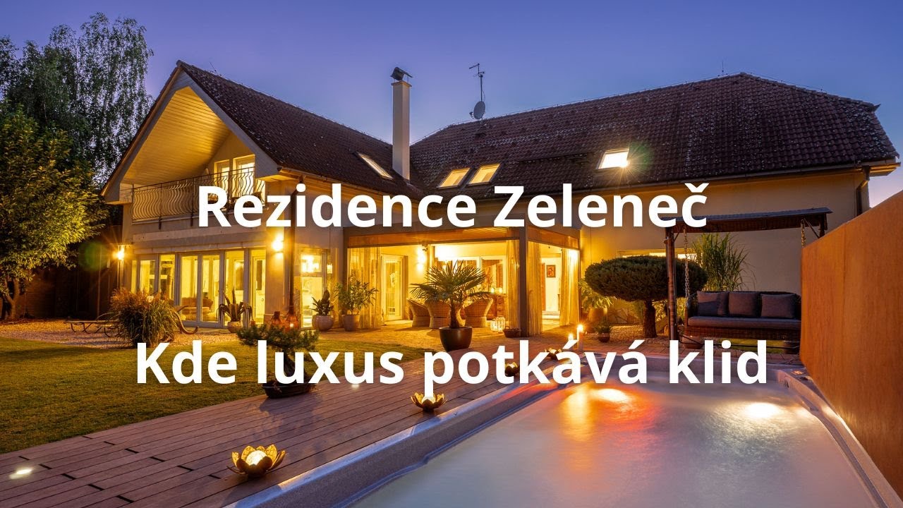 Rezidence Zeleneč – luxus, soukromí a prostor bez kompromisů