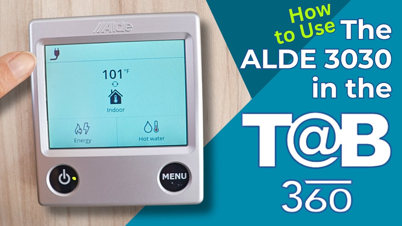 Основы Alde 3030 в TAB 360 от NuCamp RV