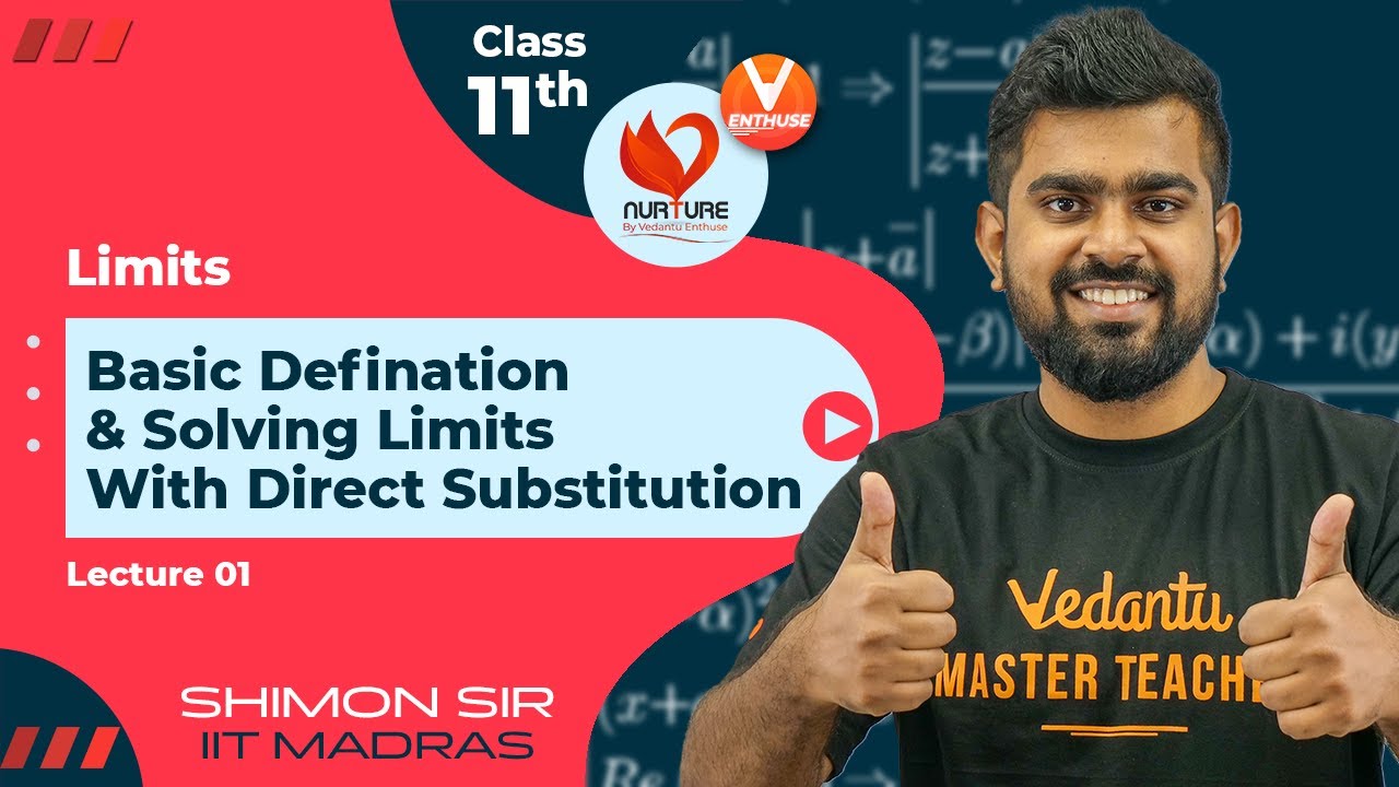 Limits JEE L- 1 | Basic Definition & Solving Limits by Direct Substitution | JEE 2023 | JEE Maths