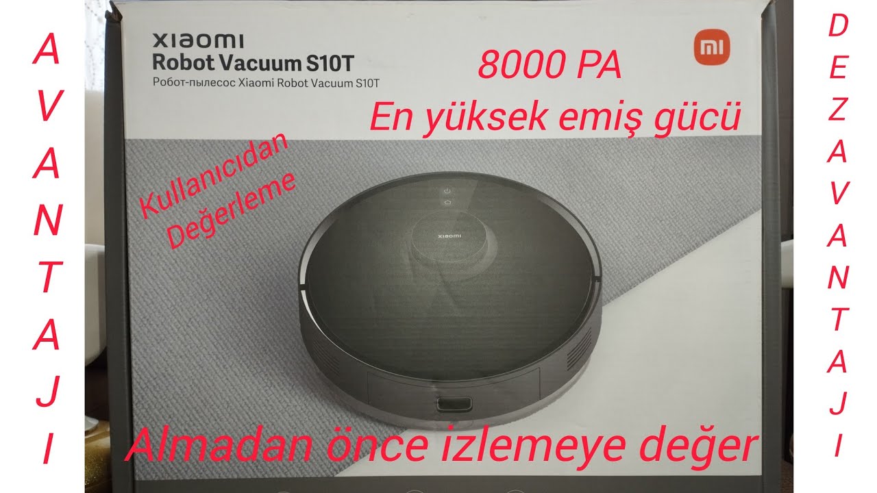 XiAOMİ S10T ROBOT SÜPÜRGE AVANTAJI &DEZAVANTAJI,KUTU AÇILIMI,DENEYİMLERİM ALMADAN ÖNCE İZLE #keşfet