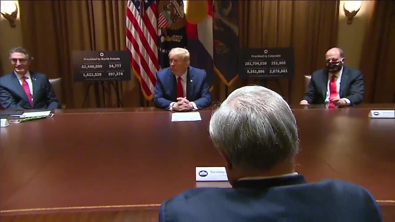 Full video: Colorado Gov. Jared Polis meets with President Trump to discuss COVID-19 response