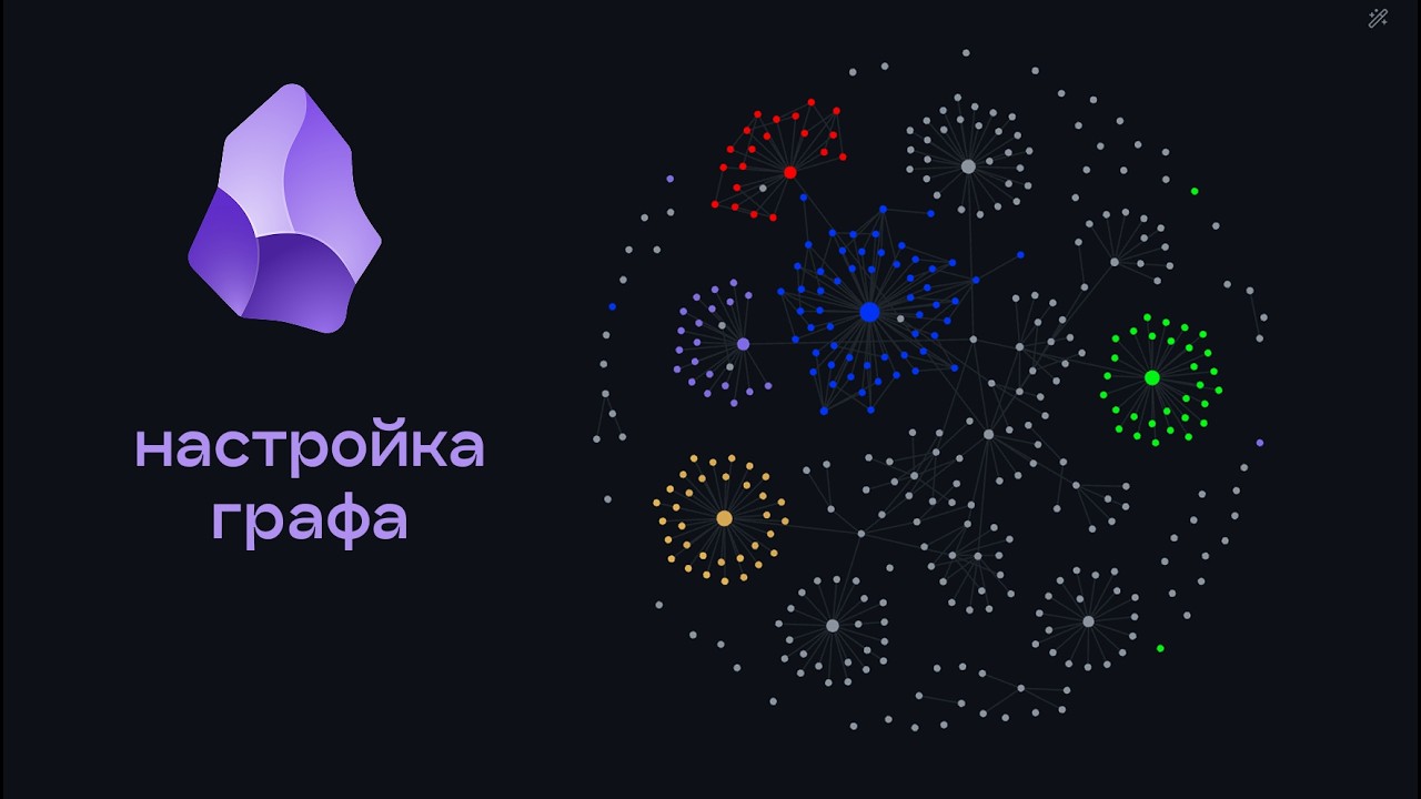 Настройка графа в обсидиан