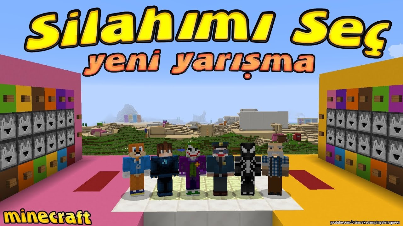 SİLAHIMI SEÇ - Minecraft Yeni Yarışma Örümcek Çocuk