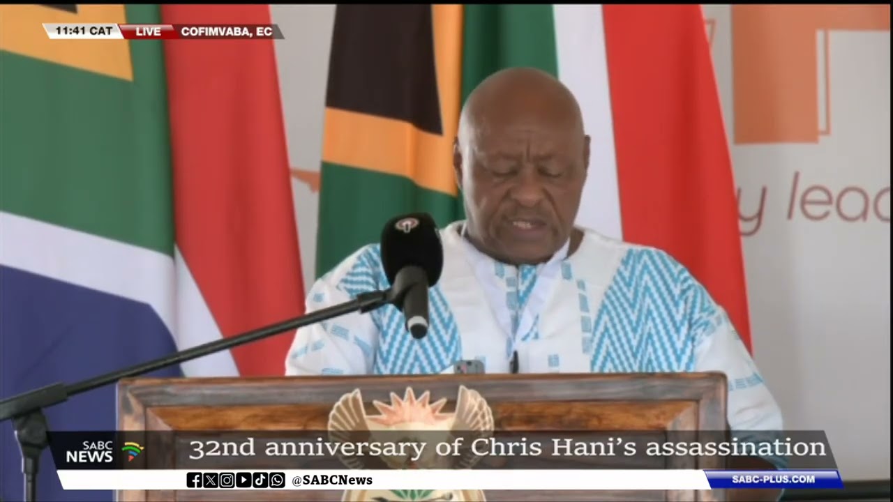 32nd anniversary of Chris Hani's assassination
