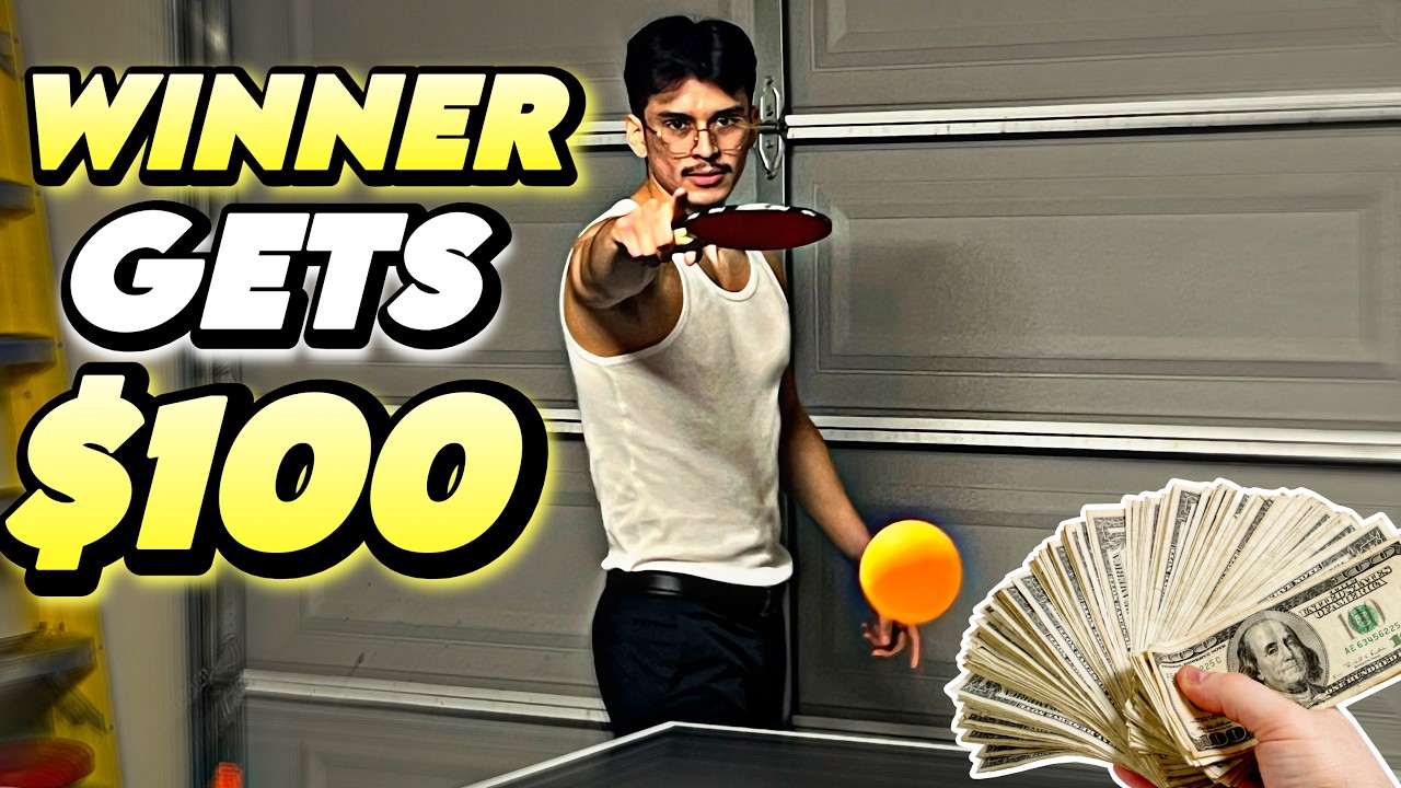 I HOSTED a $100 Ping Pong Tournament