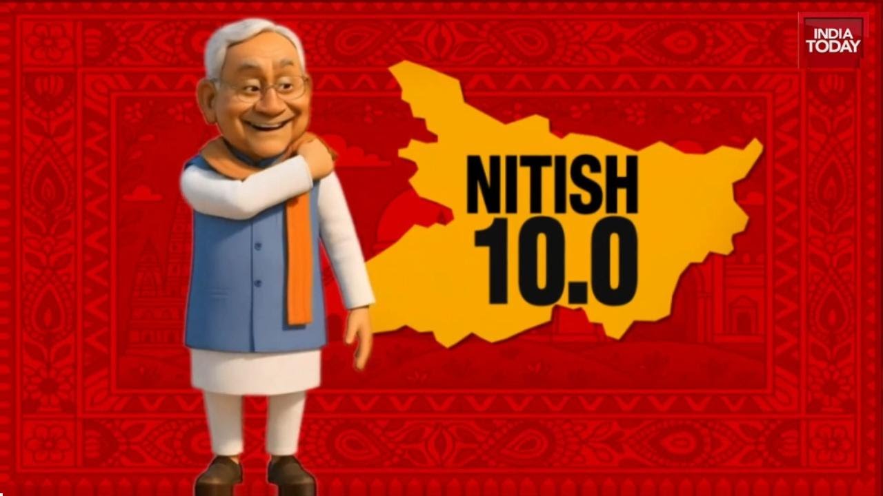 Nitish Kumar Takes Oath as Bihar CM for 10th Time With Two BJP Deputy CMs | India Today News