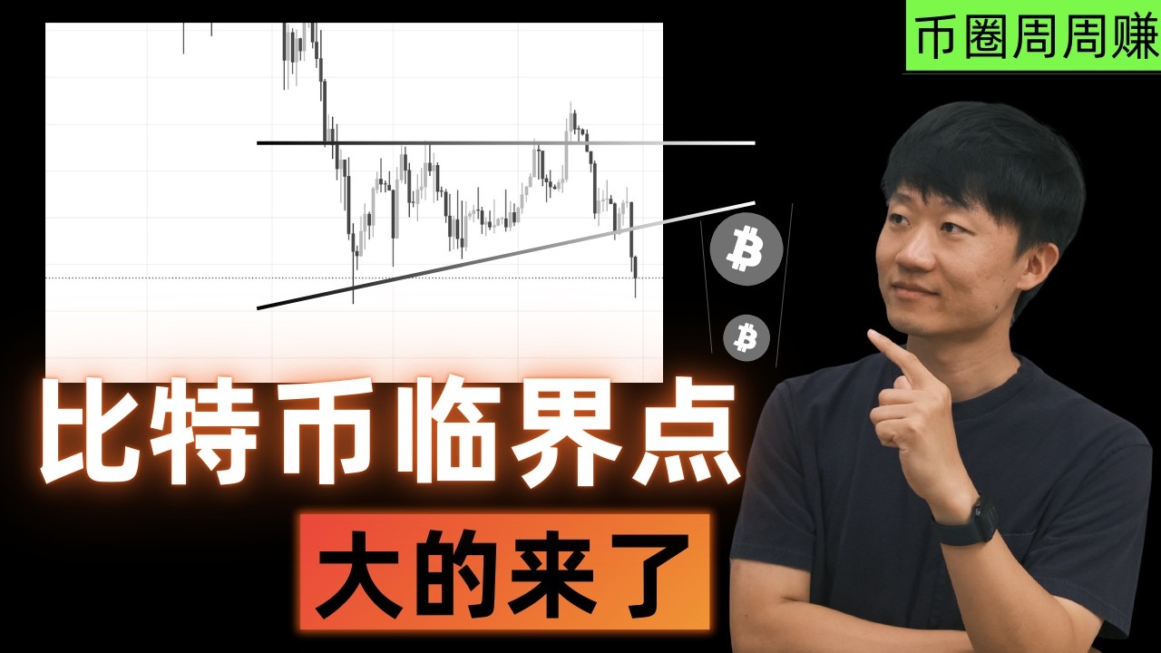 比特幣臨界點，大的要來了｜幣圈周周賺