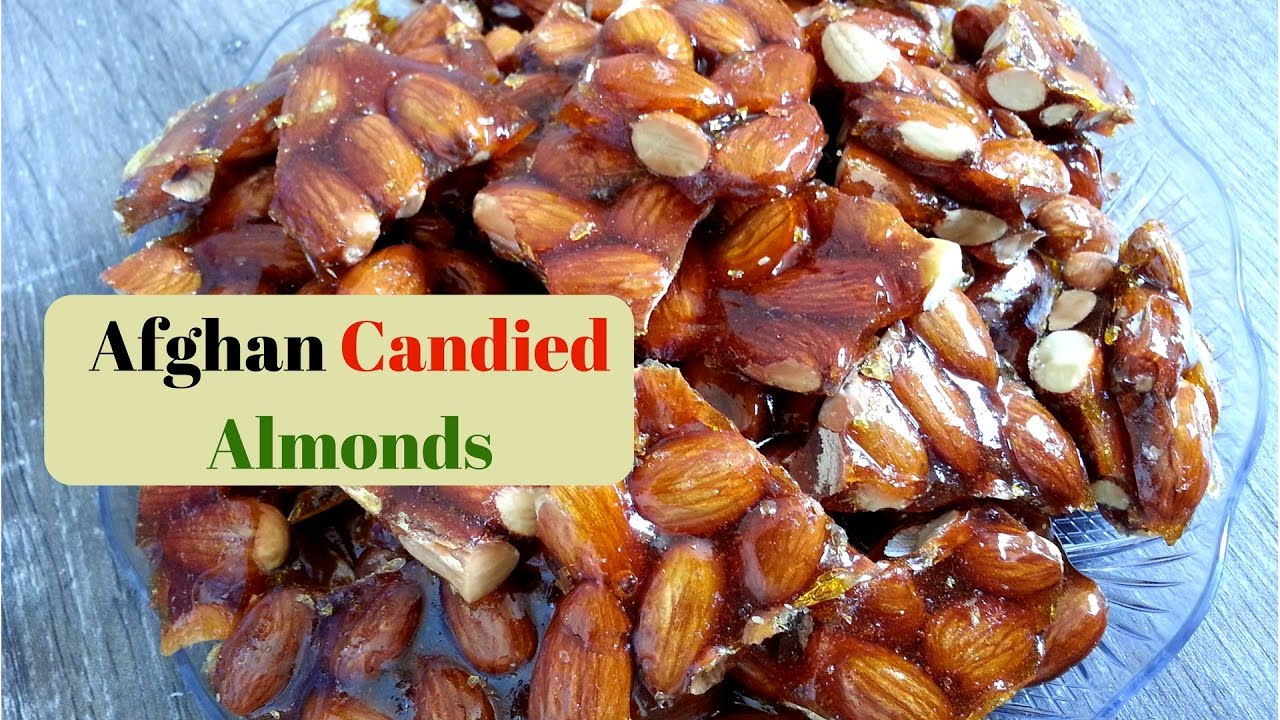 Shirini Badam - Afghan Candied Almonds Recipe - شیرینی بادام - خسته شیرین