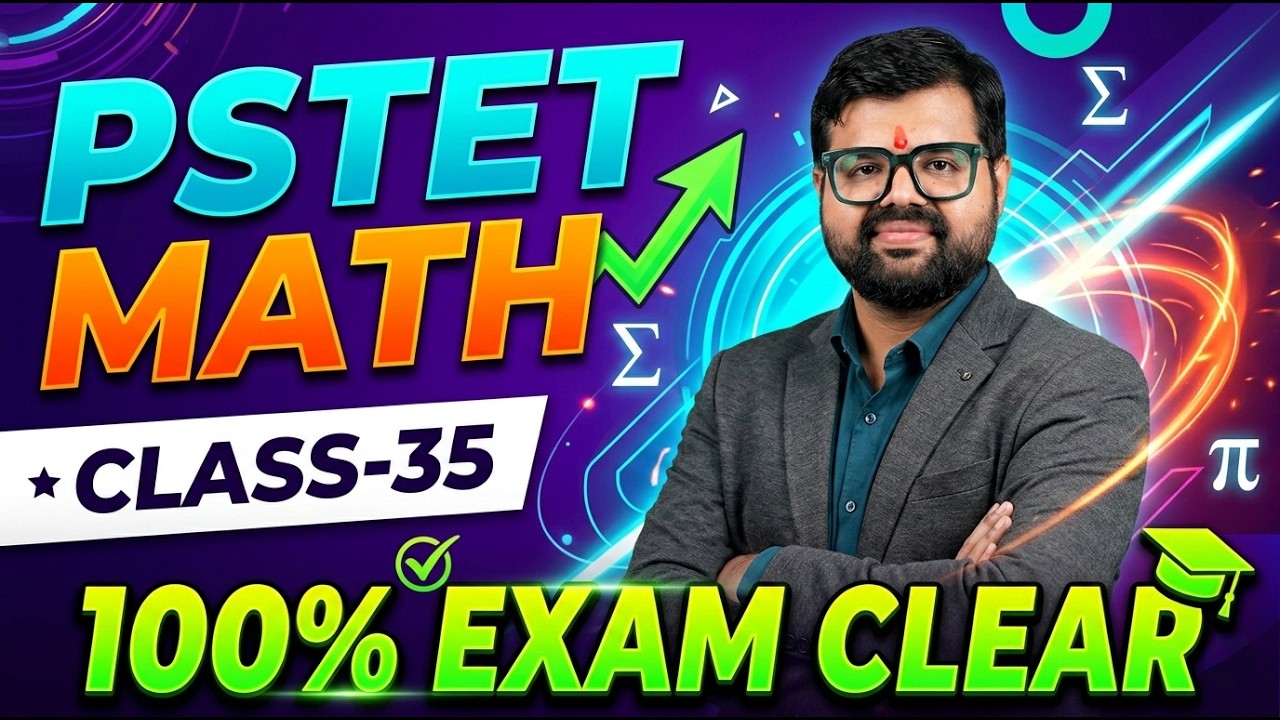 PSTET MATH CLASS-35.